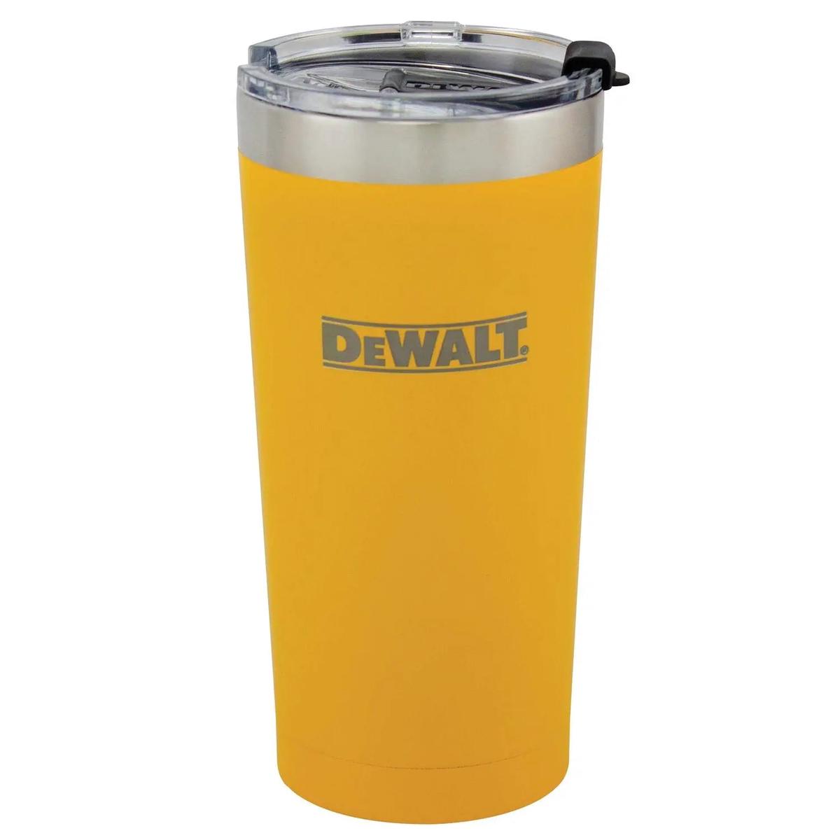DEWALT DXC20OZTYS - Stainless Steel Tumbler, Yellow, 20 oz.