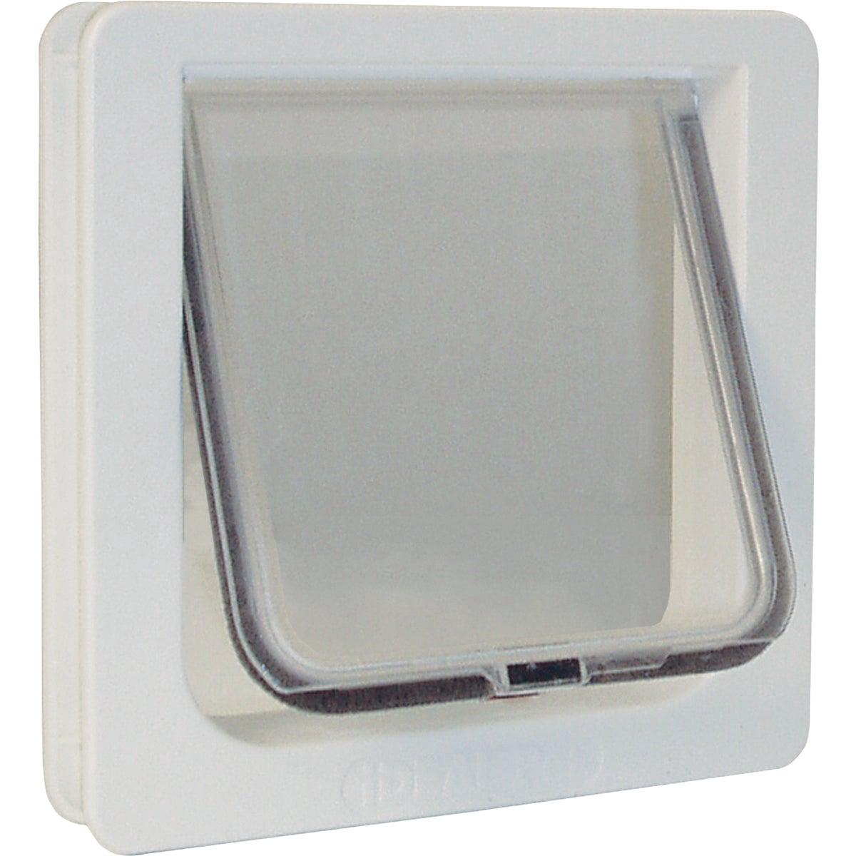 Ideal Pet 6-14 In x 6-14 In Small Plastic White Pet Door