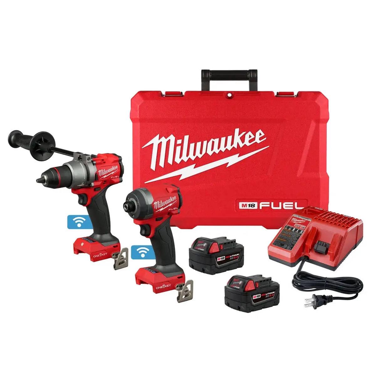Milwaukee 3696-22 - M18 FUEL 2-Tool Combo Kit w/ ONE-KEY