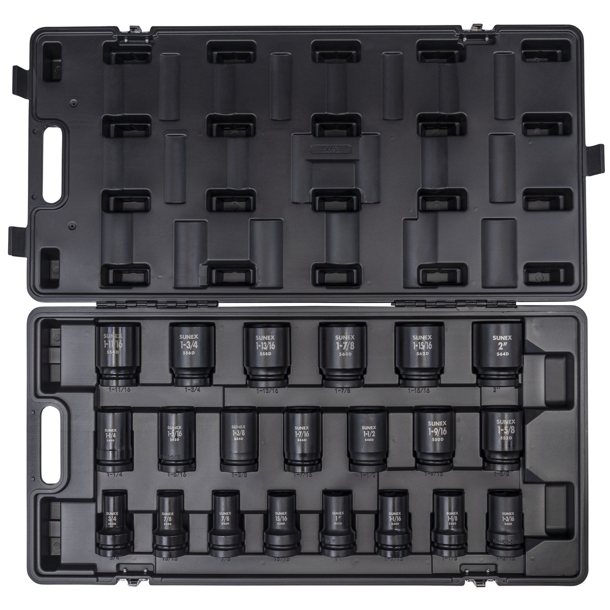 1" DRIVE SAE 6 POINT DEEP 21-PIECE IMPACT SOCKET SET
