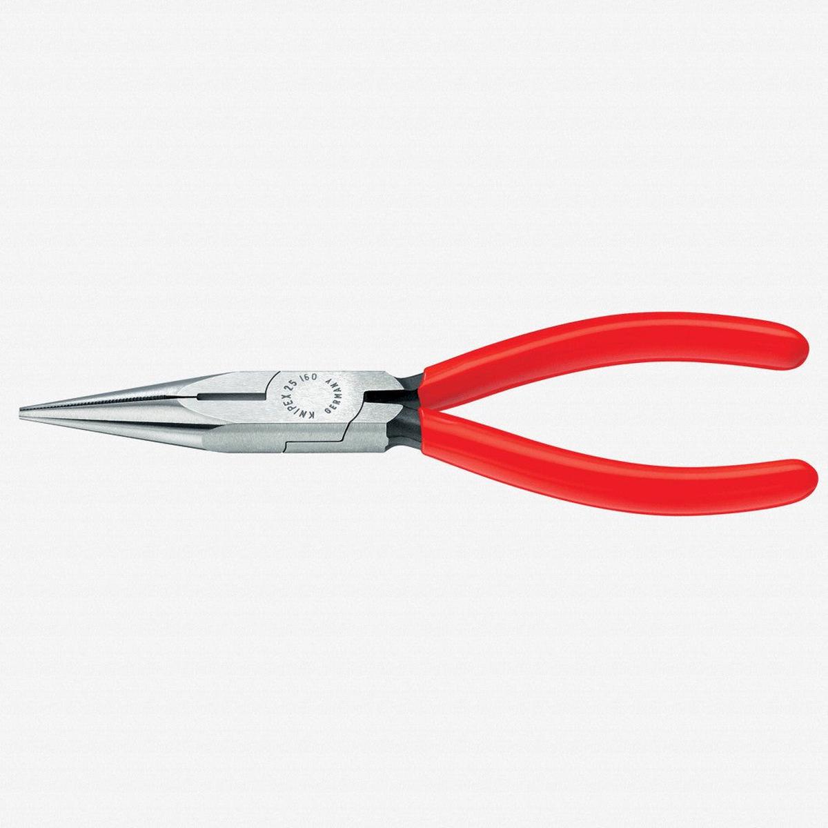 Knipex 5.5" Snipe Nose Side Cutting Pliers (Radio Pliers) - Plastic Grip