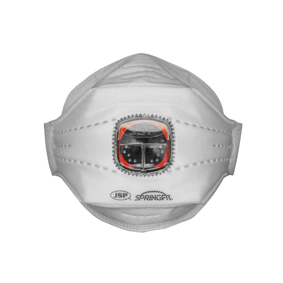 JSP Springfit Disposable Mask 435ML FFP3 With Typhoon Valved - BGA182-206-N00
