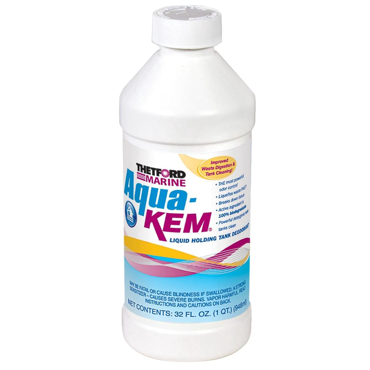 THETFORD Aqua-Kem Holding Tank Treatment Quart 8211 Biodegradable