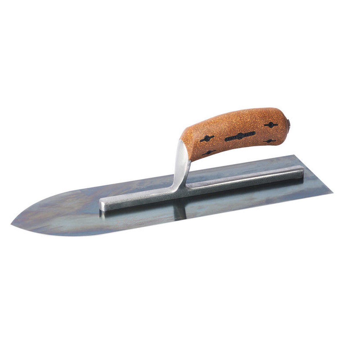 Kraft Tool Co Elite Series Pointed Trowel Blue Steel 510mm x 115mm - Cork Handle - FT4K0015-UNIT - CFE704BK