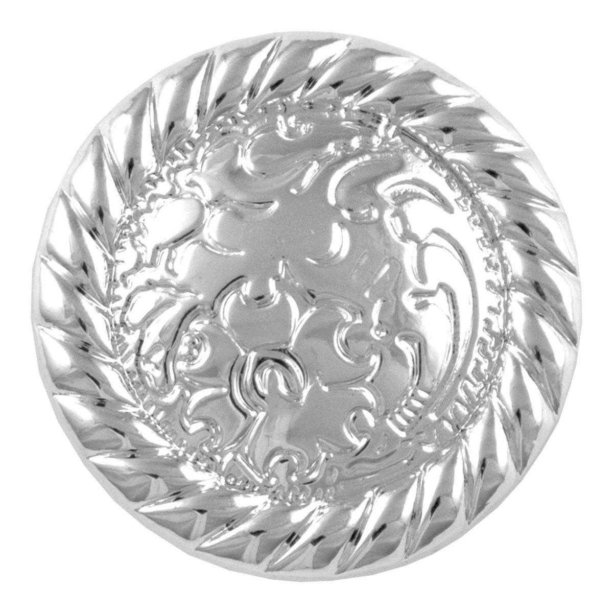 " Round Seirra Concho - Silver Plate