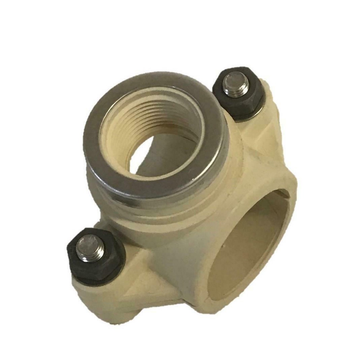 100mm Pipe x 1" BSP PVC Irrigation Tapping Saddle Female