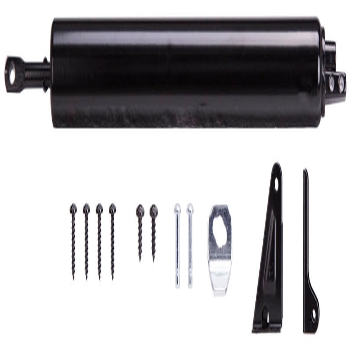 ProSource 16000-U-PS Door Closer 1-14 in Dia Rod 16-12 in L Aluminum Tube 90 deg Opening 65 lb