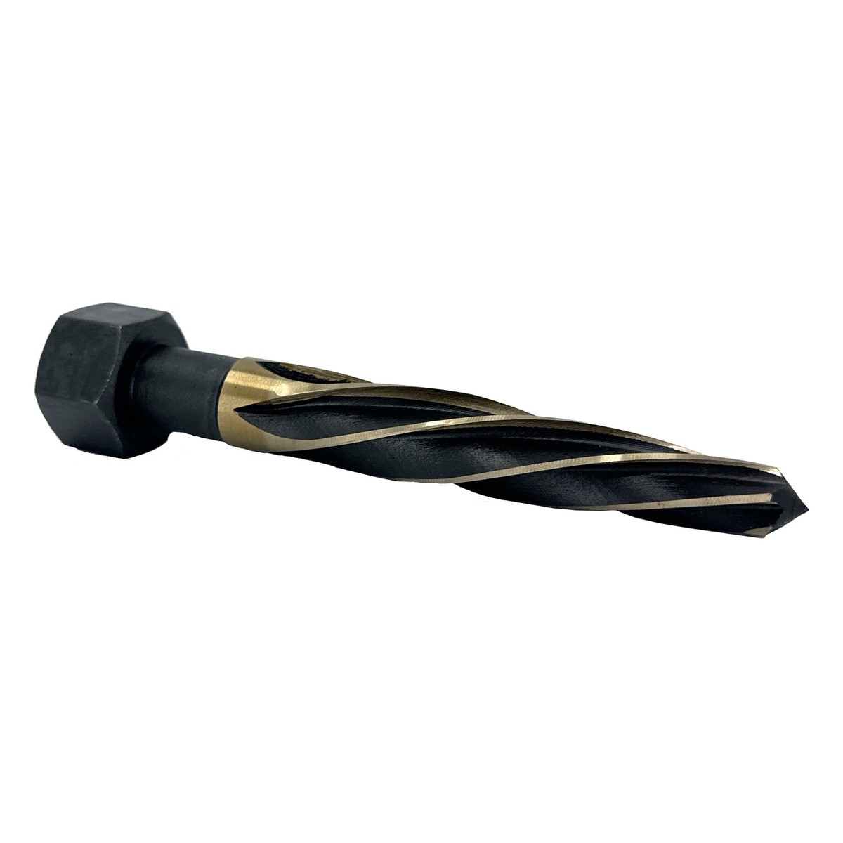 1-3/16" HSS Black & Gold HSS Black & Gold Hex Shank Bridge Reamer