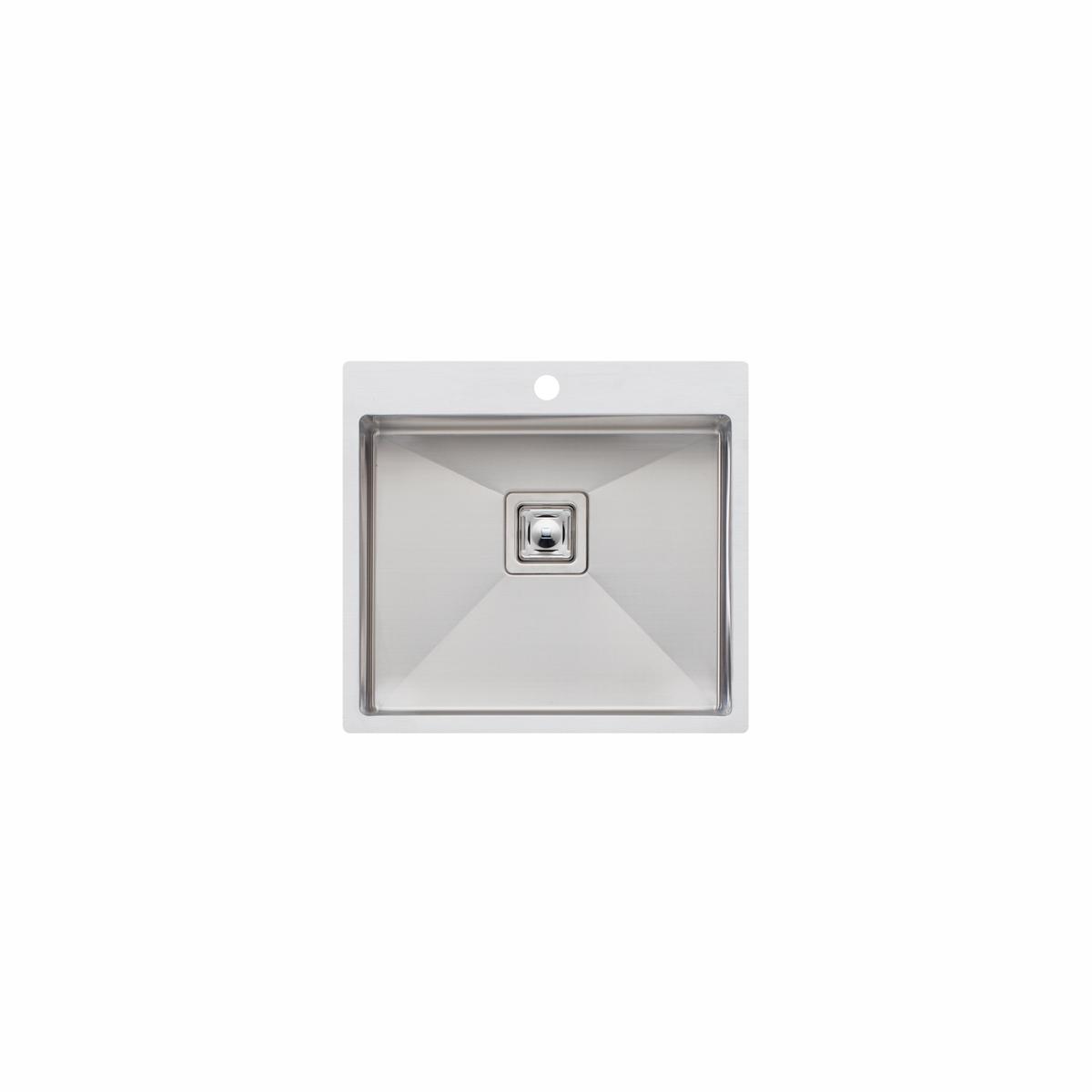 Oliveri Professional Series Single Grand Bowl Topmount Sink Stainless Steel
