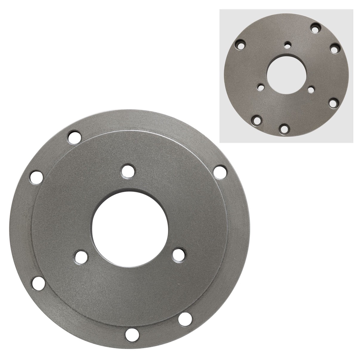 Adapter, HiTorque 9x20 to 6" Lathe Chuck (6 hole)