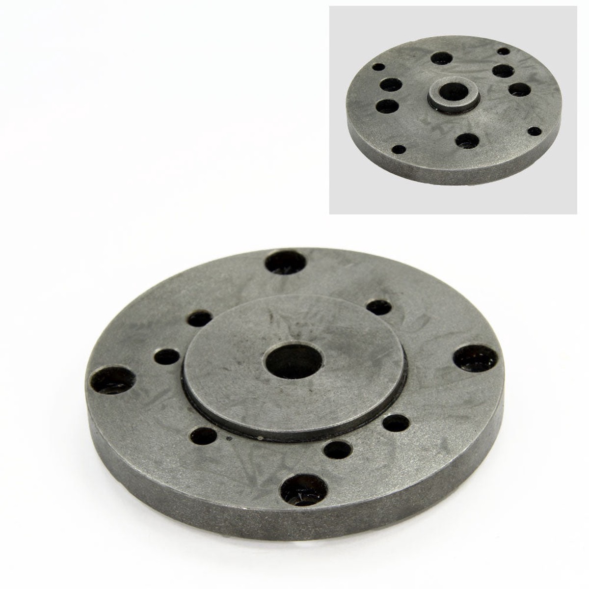 Adapter, 3" Lathe Chuck to Precision 4" H/V Rotary Table