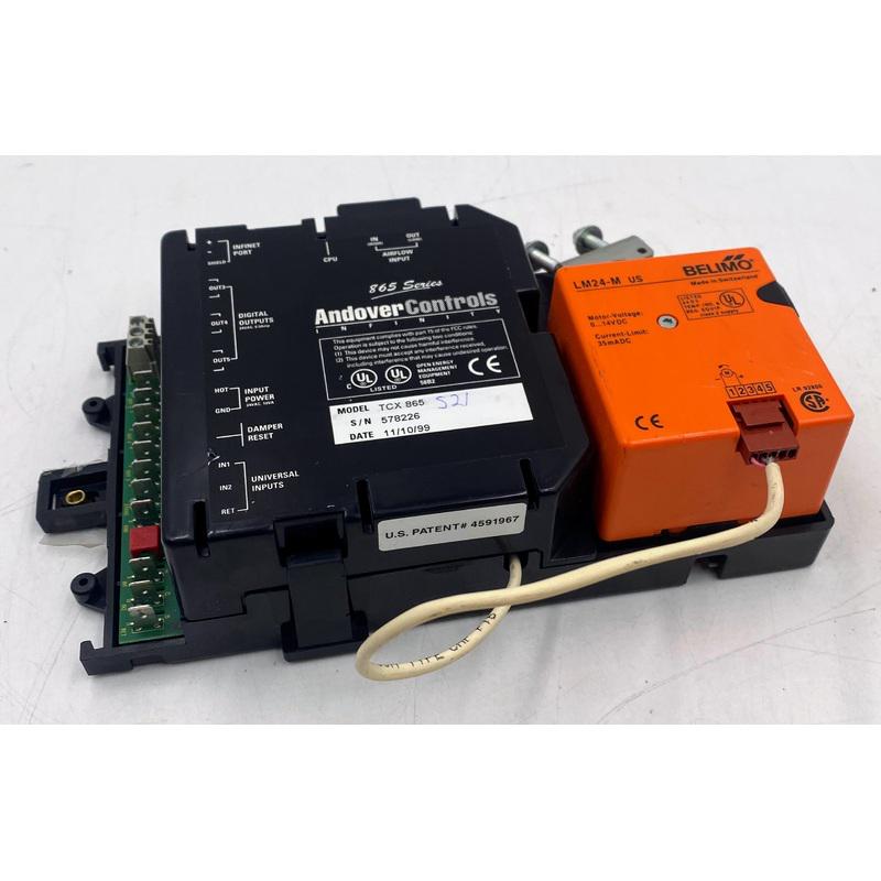 Andover Controls Infinity TCX 865 VAV Controller with Belimo LM24-M Actuator