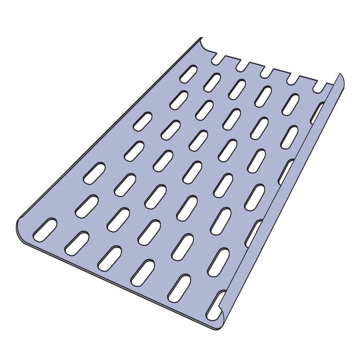 Cable Tray Rolled Edge 450mm x 3m Grade 316 Stainless Steel