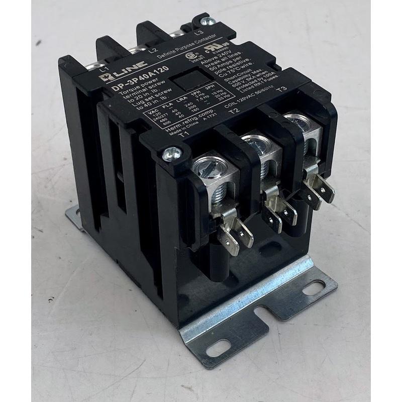 R-Line DP-3P40A120 Definite Purpose Contactor, 120V Coil
