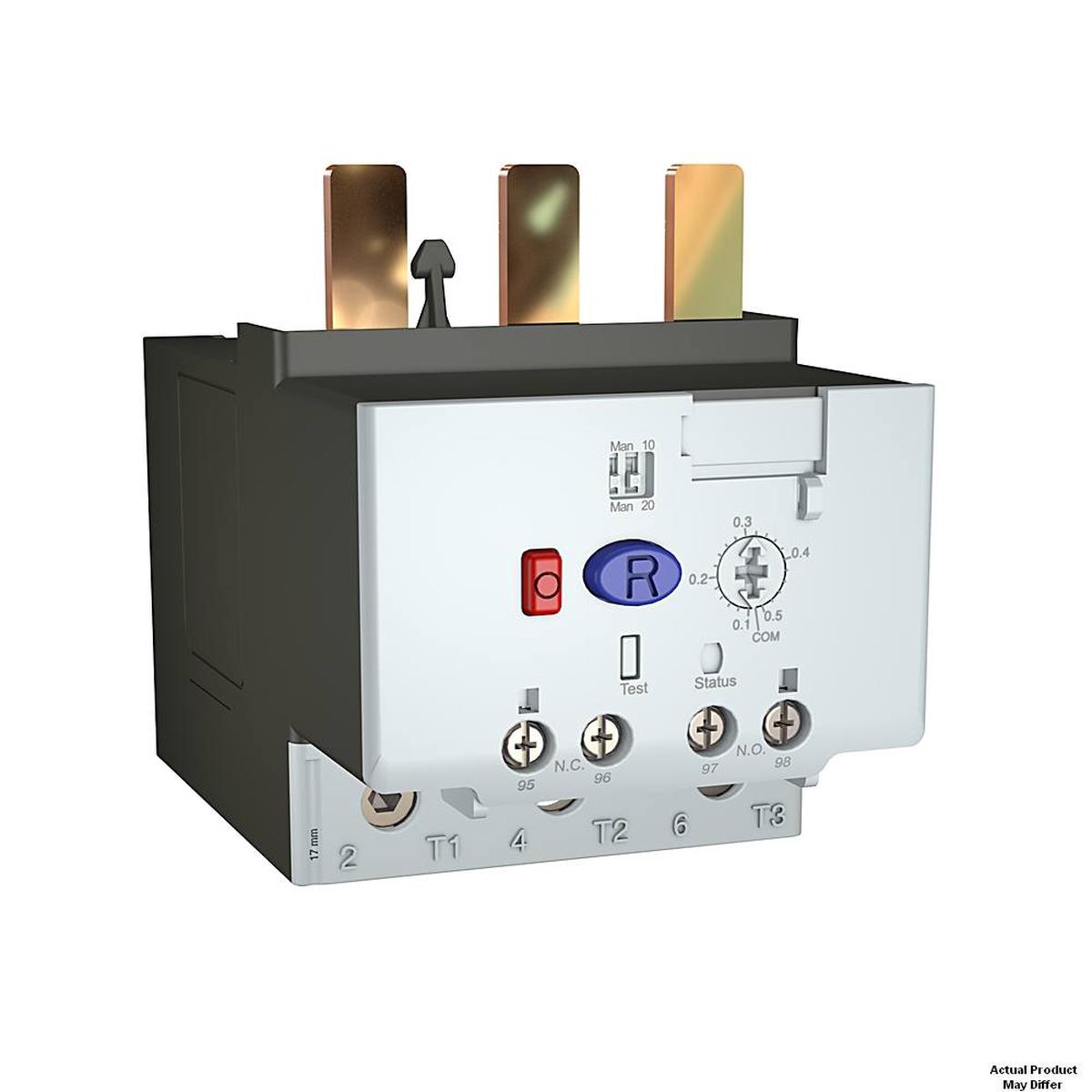 Overload E100 0.1-0.5A Electronic Auto/Man Reset 100-C09/23