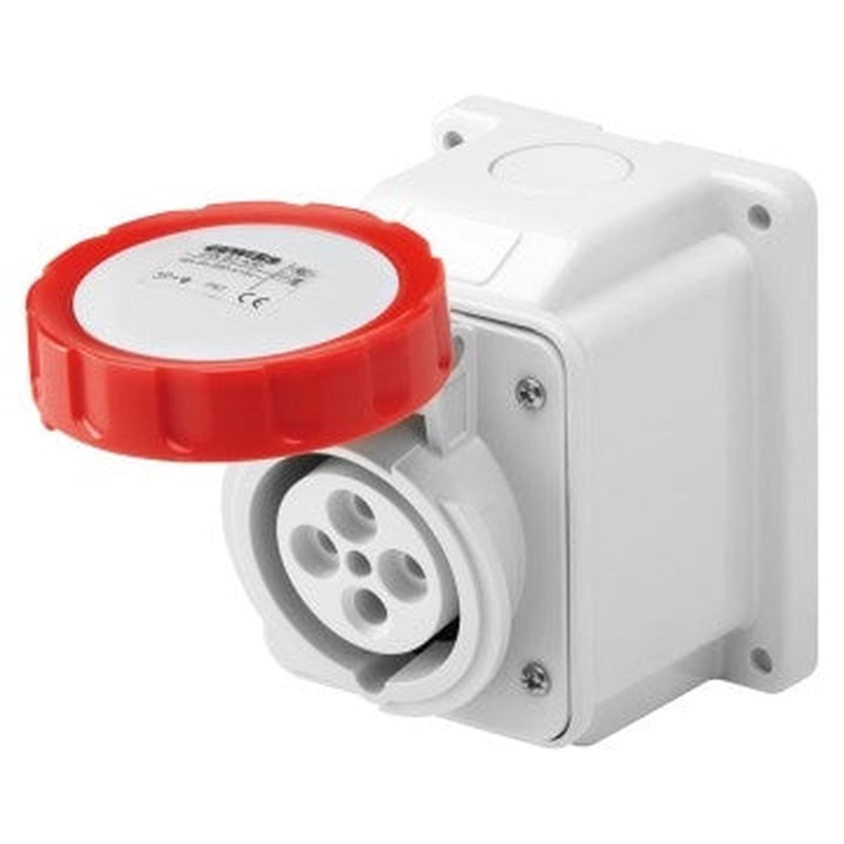 Socket Outlet 415V 16A 3P+N+E IP67 Surface