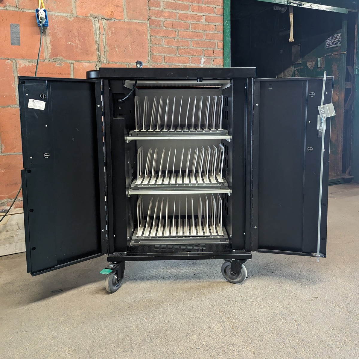 Bretford CoreX 3 Shelf 36 Laptop Storage/Charging Cart