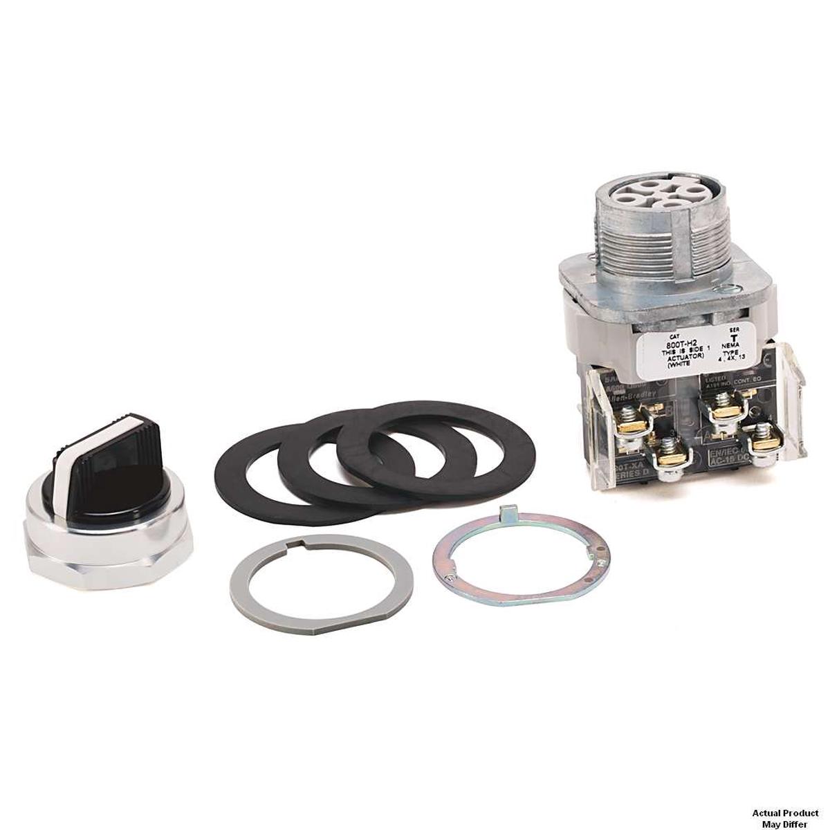 Select Switch 30mm 2Pos 1N/O 1N/C