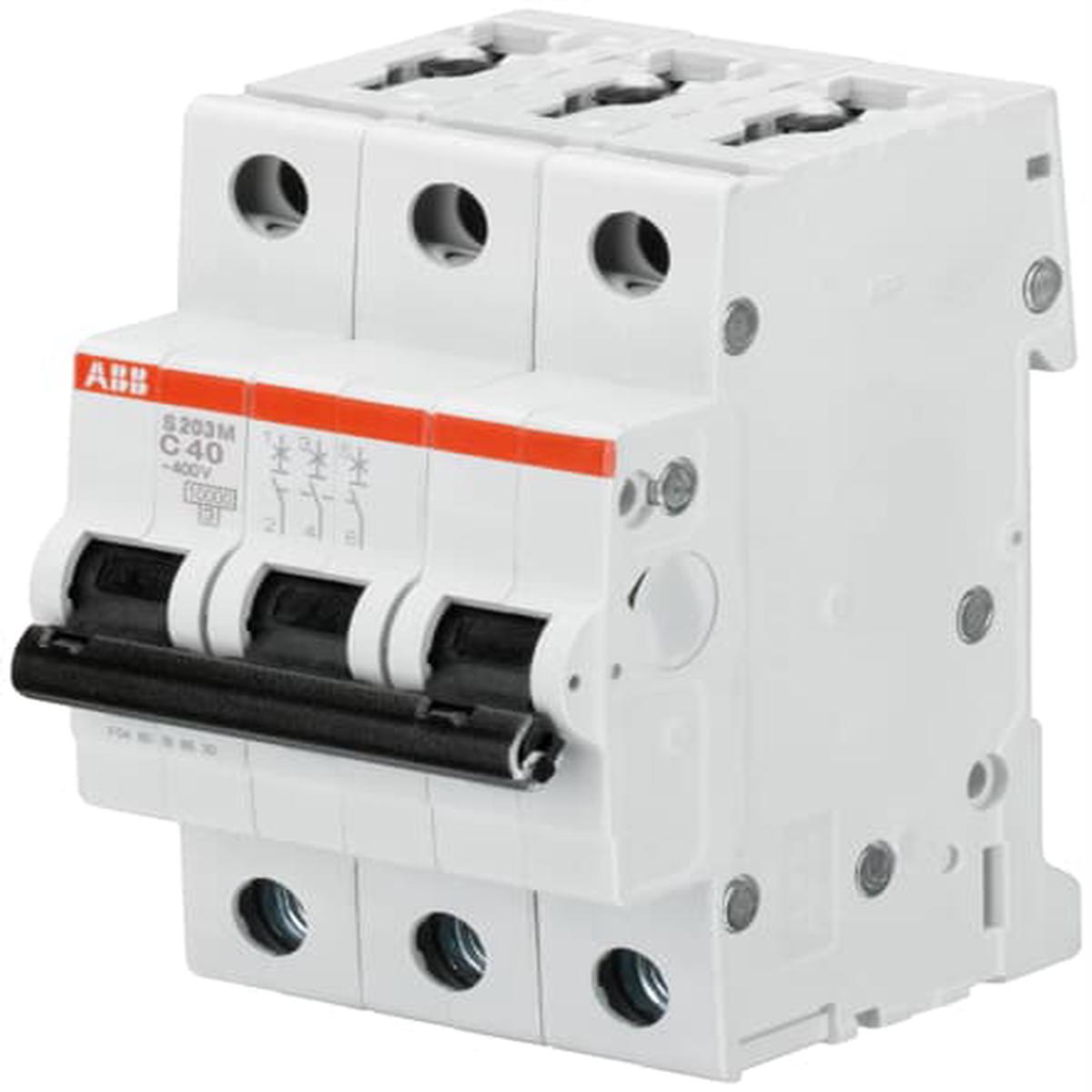 S203 MCB 3Pole 32A 10kA C-Curve